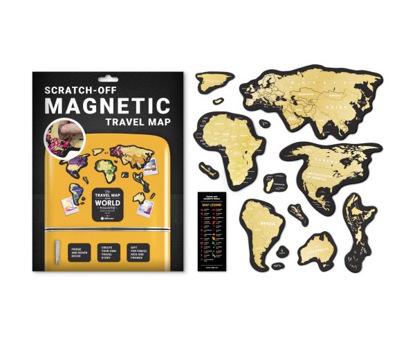 Scratch Map Magnetic World inside content