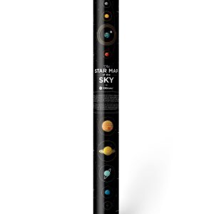 Star Map Of The Sky gift tube