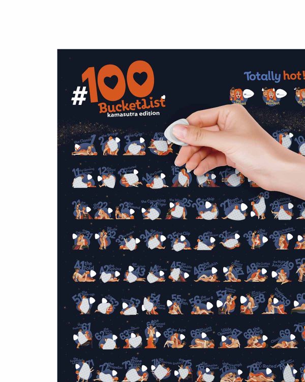 100 bucket list Kamasutra Edition scratching