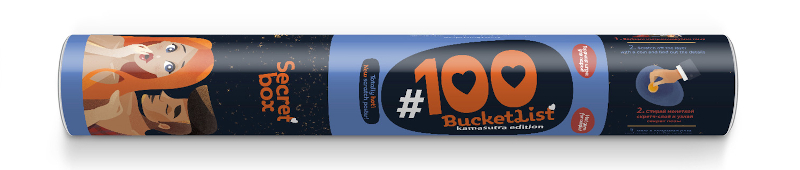 100 bucketlist Kamasutra Edition tube