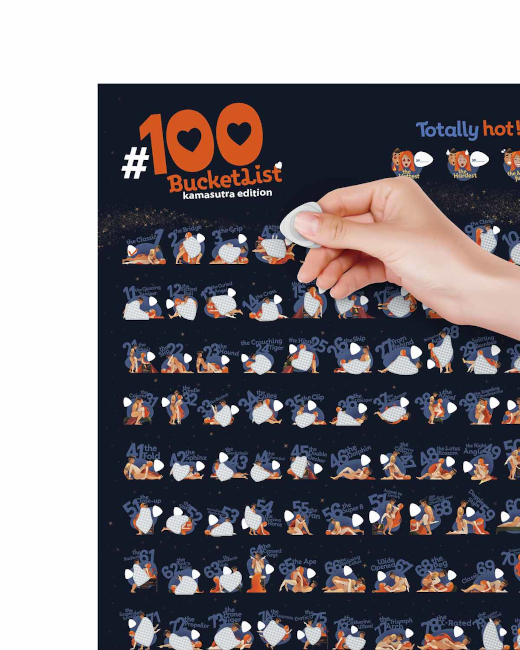 100 bucketlist Kamasutra Edition how to use