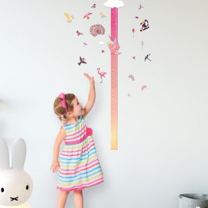 Scratch-off Wall Growth Chart “MAGIC ADVENTURES” gift for girls
