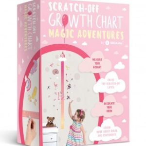 Scratch-off Wall Growth Chart “MAGIC ADVENTURES” gift box