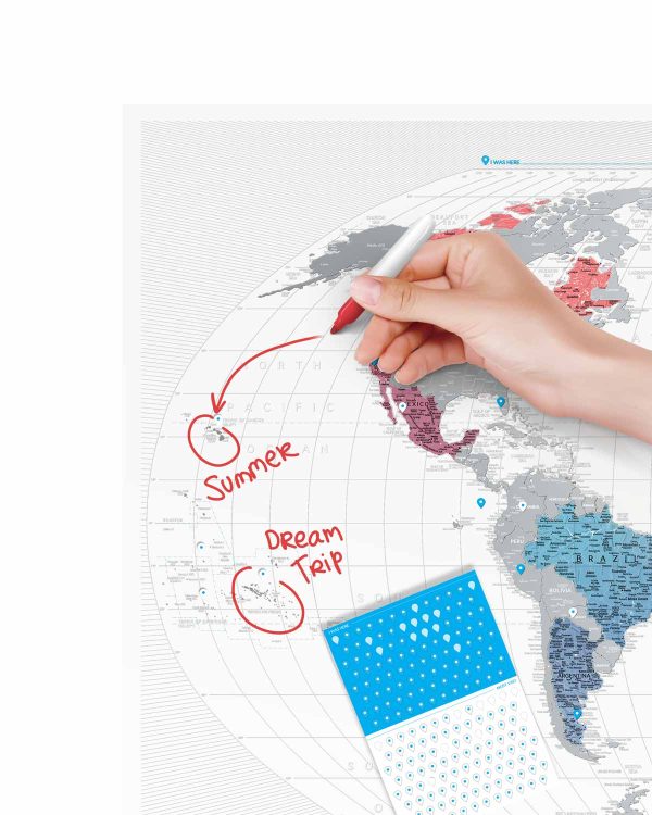 Scratch Map Air World travel planing