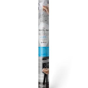 Scratch Map Air World packaged in tube
