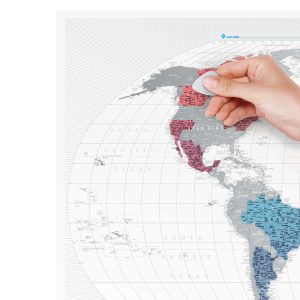 Scratch Map Air World scratched countries