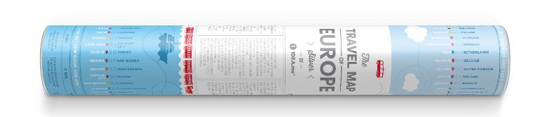 Travel-Map-Europe-Silver_Tube-Horizontal Travel-Map-Europe-Silver_Tube-Horizontal