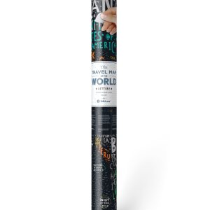 Ξυστός χάρτης "Travel Map®Letters World" 80×60 εκ - Image 3